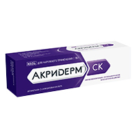 Купить Акридерм СК мазь д/наруж примен 15г