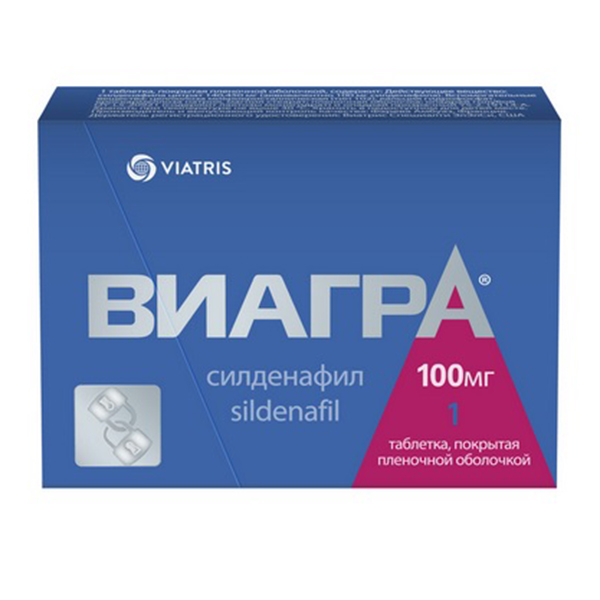 Купить Виагра таб по 100мг №1