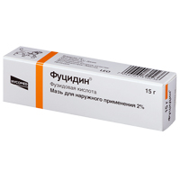 Купить Фуцидин крем д/наруж примен 2% 15г