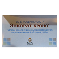 Купить Энкорат Хроно таб ппо с пролонг высвоб 500мг №30