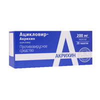 Купить Ацикловир-Акри таб 200мг №20