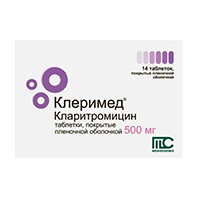 Купить Клеримед таб по 500мг №14