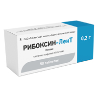Купить Рибоксин-ЛекТ таб по 200мг №50