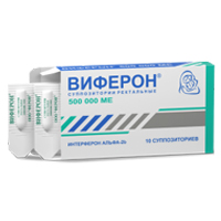 Купить Виферон супп рект 500тыс МЕ №10