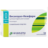 Купить Бисакодил-Нижфарм супп рект 10мг №10