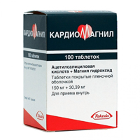 Купить Кардиомагнил таб ппо 150мг+30,39мг №30