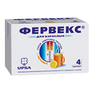 Купить Фервекс пор д/р-ра д/внутр №4 с сахаром лимон
