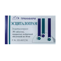 Купить Эсциталопрам таб ппо 10мг №30