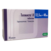 Купить Телмиста Н таб 12,5мг+40мг №28