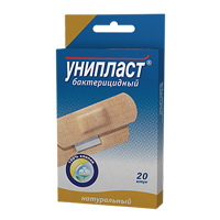 Купить Пластырь Унипласт 1,9смX7,2см №20 натуральный