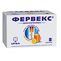 Купить Фервекс пор д/р-ра д/внутр №8 с сахаром лимон