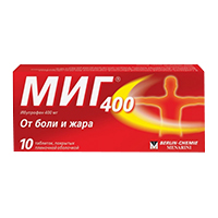 Купить Миг 400 таб ппо 400мг №10