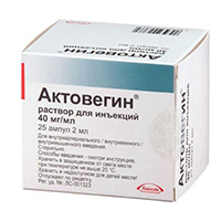 Купить Актовегин р-р д/ин 40мг/мл 2мл №25