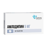 Купить Амлодипин таб 5мг №30