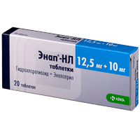 Купить Энап-НЛ таб 10мг+12,5мг №10