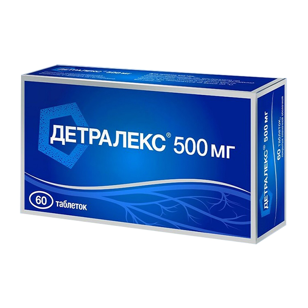 Купить Детралекс таб ппо 500мг №60