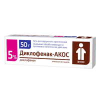 Купить Диклофенак гель д/наружн примен 5% туб 50г