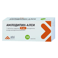 Купить Амлодипин-АЛСИ таб 5мг №30