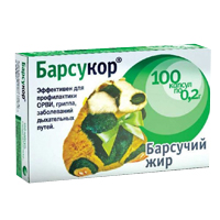 Купить Барсукор Барсучий Жир капс 0,2г №100