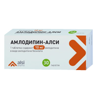 Купить Амлодипин-АЛСИ таб 10мг №30
