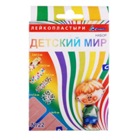 Купить Пластырь Детский Мир №22 + наклейка