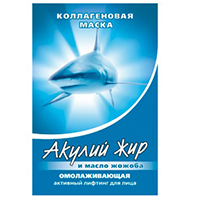 Купить Акулий Жир Акулья Сила маска коллаг №1 масло жожоба