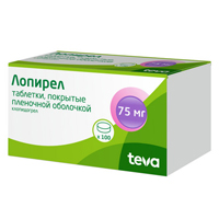 Купить Лопирел таб ппо 75мг №100