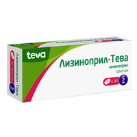 Купить Лизиноприл-Тева таб 5мг №30