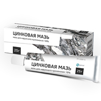 Купить Цинковая мазь д/наруж примен 10% 25г