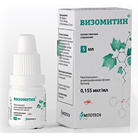 Купить Визомитин  капли глазн 0,155мкг/мл 5мл