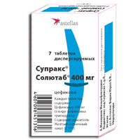 Купить Супракс Солютаб таб дисперг 400мг №7
