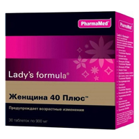 Купить Леди-C формула "Женщина 40 Плюс",тбл 900мг №30