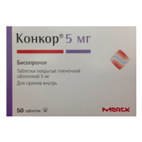 Купить Конкор таб ппо 5мг №50