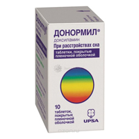 Купить Донормил таб ппо 15мг №10