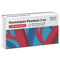 Купить Эналаприл-Реневал таб 5мг №28