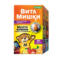 Купить ВитаМишки Мульти+ пастилки жев №60