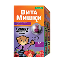 Купить ВитаМишки Фокус + пастилки жев №60