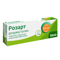 Купить Розарт таб ппо 10мг №30