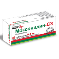 Купить Моксонидин-СЗ таб ппо 0,4мг №28