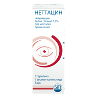 Купить Неттацин капли глазн 0,3% 5мл