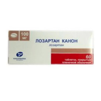 Купить Лозартан-Канон таб ппо 100мг №60
