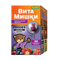 Купить ВитаМишки Фокус + пастилки жев №30