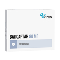 Купить Валсартан таб ппо 80мг №30