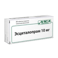 Купить Эсциталопрам-АЛСИ таб ппо 10мг №30