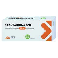 Купить Оланзапин-АЛСИ таб 10мг №30