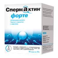 Купить Спермактин Форте пор саше 10г №15