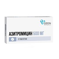 Купить Азитромицин таб ппо 500мг №3