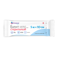 Купить Бинт стер Клинса 5мX10см марлевый