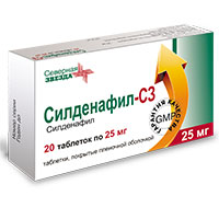 Купить Силденафил-СЗ таб ппо 25мг №20