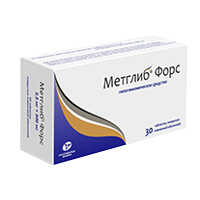 Купить Метглиб Форс таб 2,5мг+500мг №30